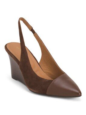 ANDRE ASSOUS Suede Laina Wedges